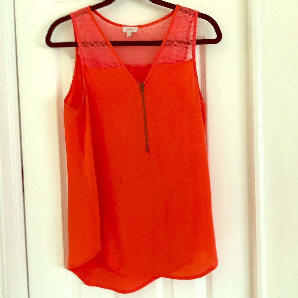 Pixley large orange blouse